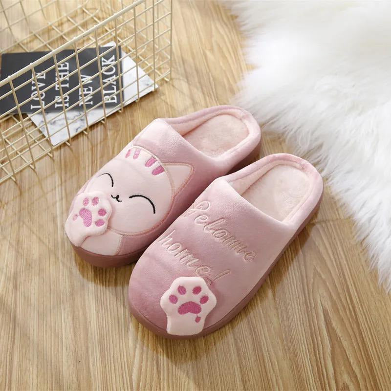 Pantufla Gato Sin Talón Talles Del 36 Al 45 Suela De Goma