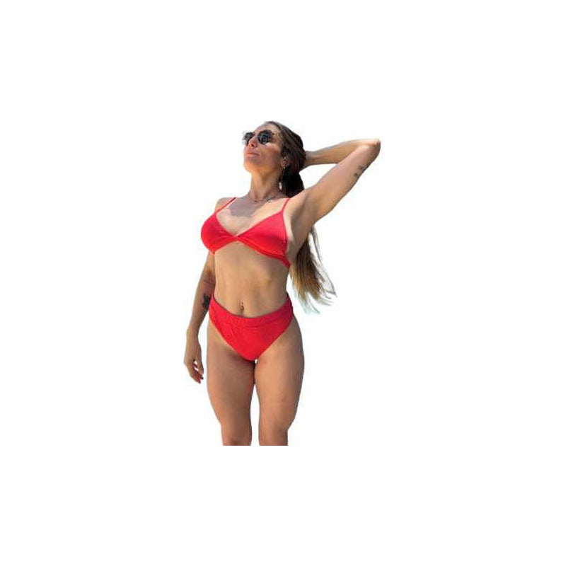 Uniteduy!! Bikini Sofi Tiro Alto Roja! El Verano Llegó!!