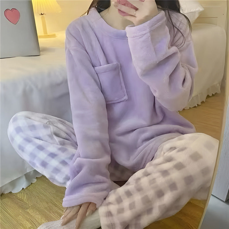 Pijama Peluche Largo Plus Abrigados Varios Diseños Y Colores