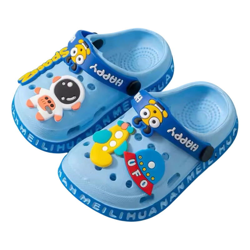 Zapatillas Tipo Sandalia Personajes Animados Pines Uniteduy