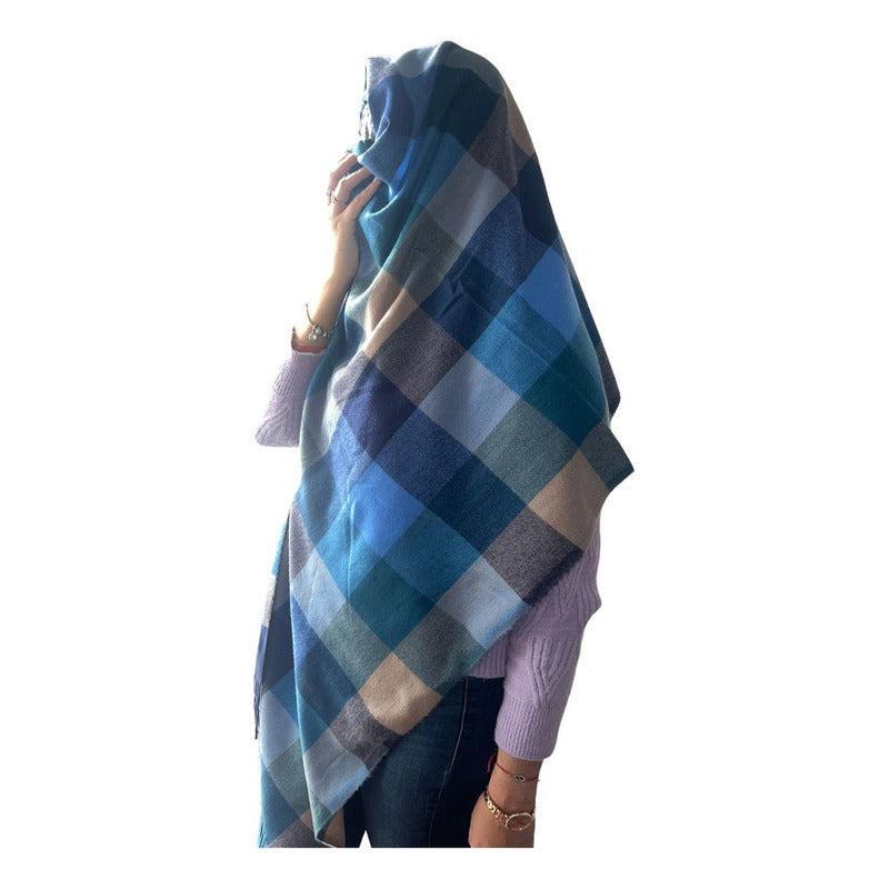Bufanda Pashmina Chalina Dama Afelpada Liviana Y Suave