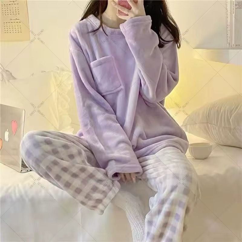 Pijama Peluche Largo Plus Abrigados Varios Diseños Y Colores