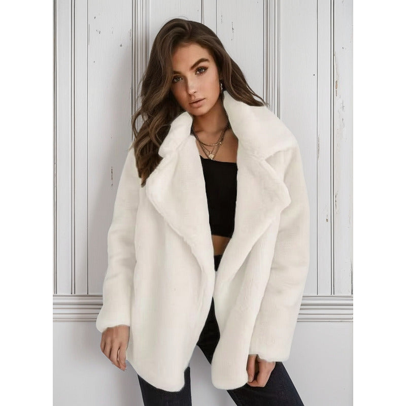 Chaqueta Campera Con Forro Piel Sintética Varios Colores