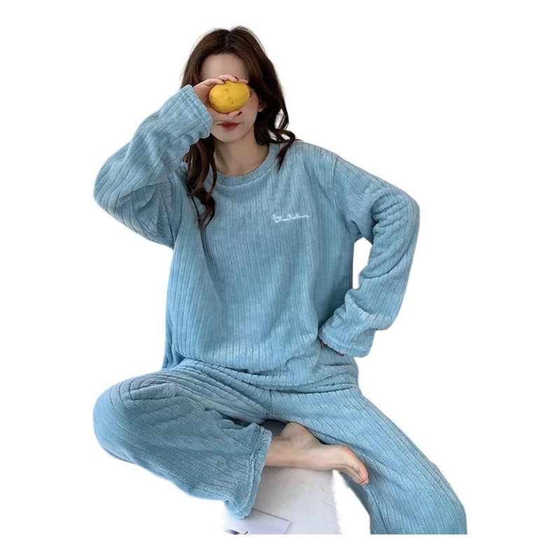 Pijama Peluche Largo De Dama Plush Abrigado Varios Colores