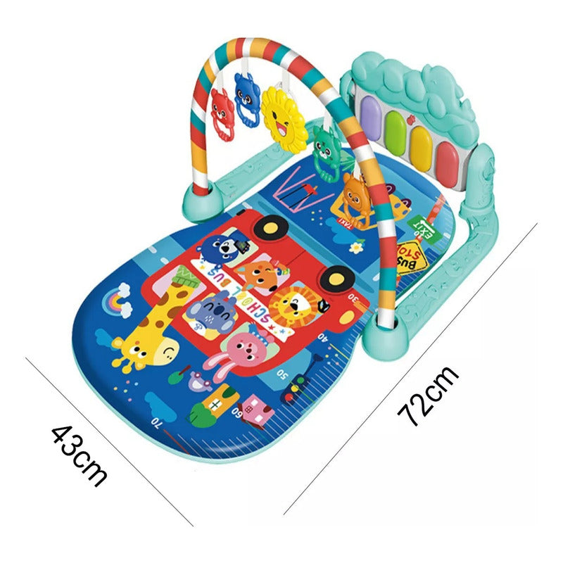 Gimnasio Alfombra Piano Interactivo Con Piano Uniteduy
