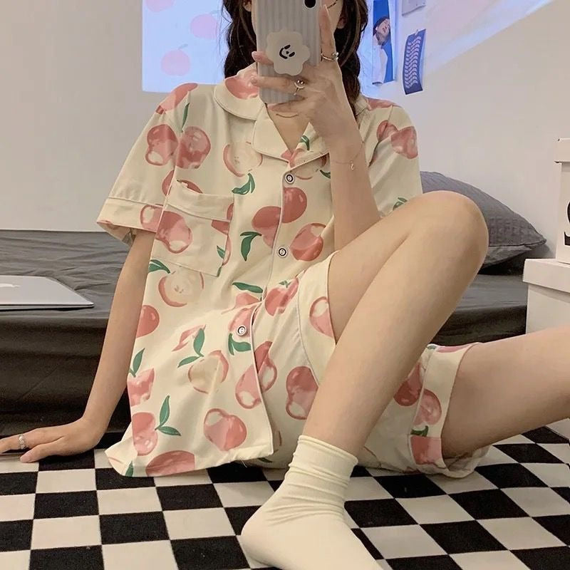 Pijama Corto Stitch - Snoopy - Patricio Bob Esponja Y Varios