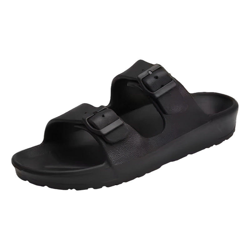 Sandalias Chancletas Antideslizante Con Hebilla Unisex