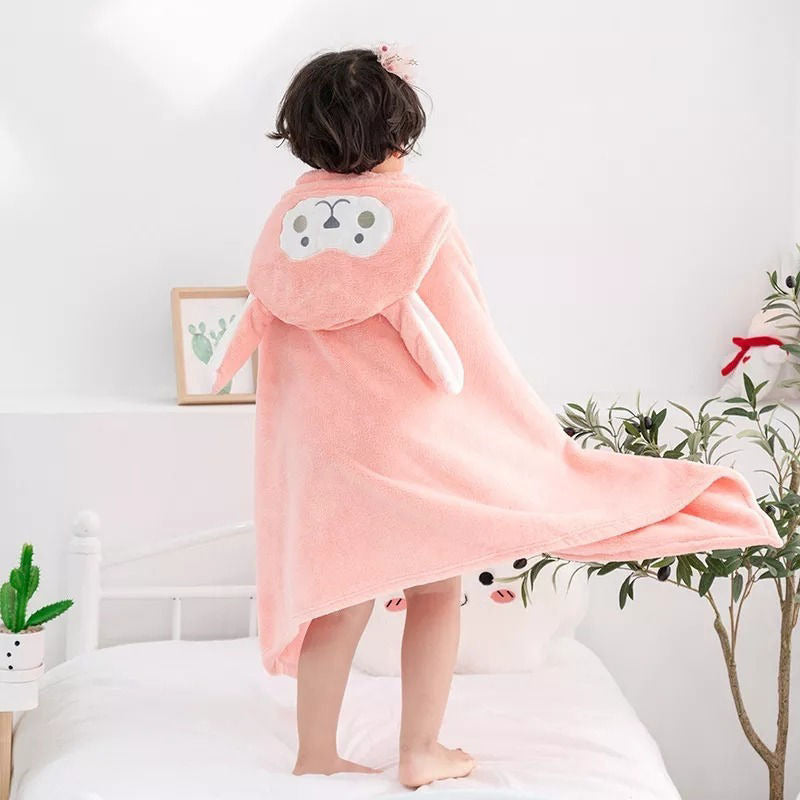 Toalla De Bebe Con Capucha Oso Divina!!! Algodon