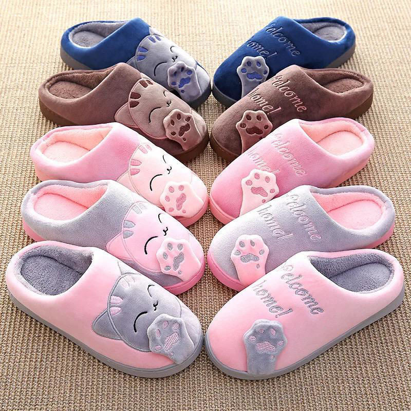 Pantufla Gato Sin Talón Talles Del 36 Al 45 Suela De Goma