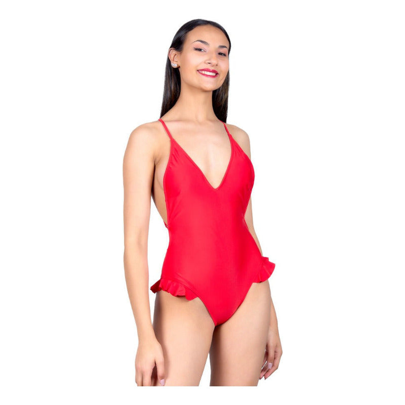 Uniteduy!! Bikini Enteriza Roja! El Verano Llegó!