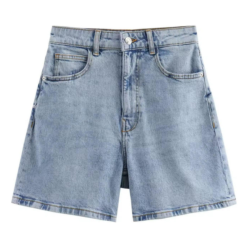 Short Bermuda De Jeans Dama Con Bolsillos Uniteduy