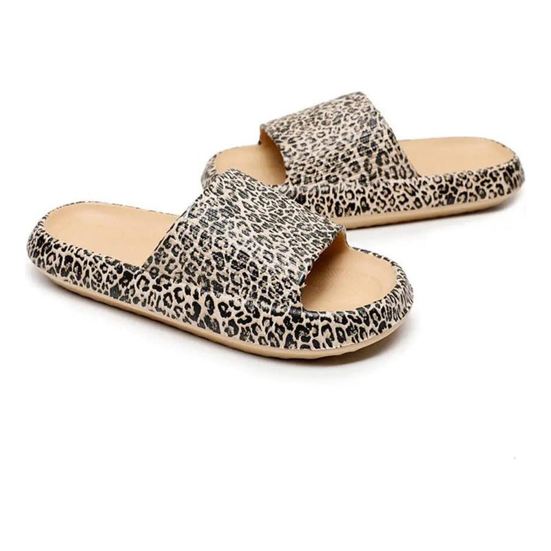 Chancletas Sandalias Ojotas Gomones Playa Animal Print
