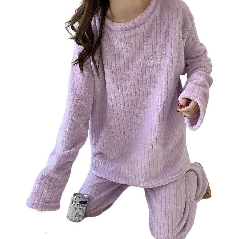 Pijama Peluche Largo De Dama Plush Abrigado Varios Colores