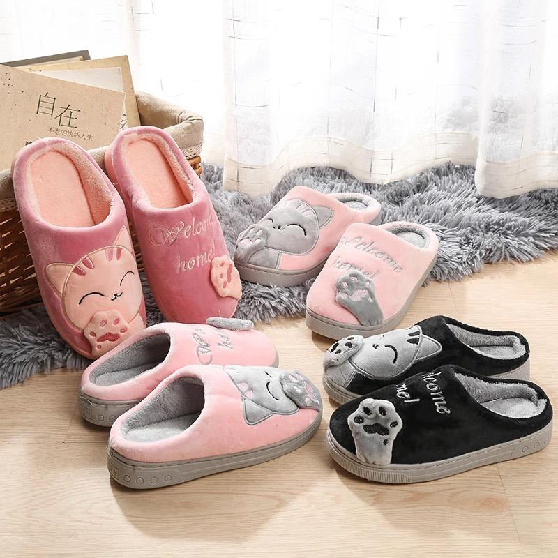 Pantufla Gato Sin Talón Talles Del 36 Al 45 Suela De Goma