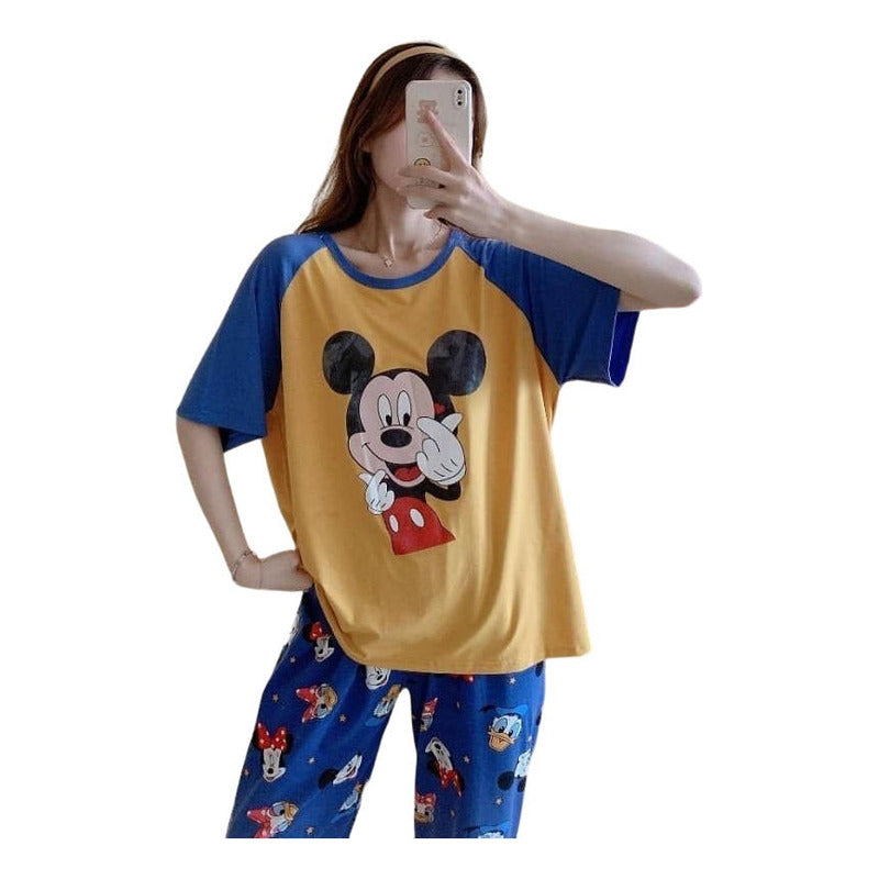 Pijama Pantalon Y Remera Stitch Minnie Donald Daisy Mickey