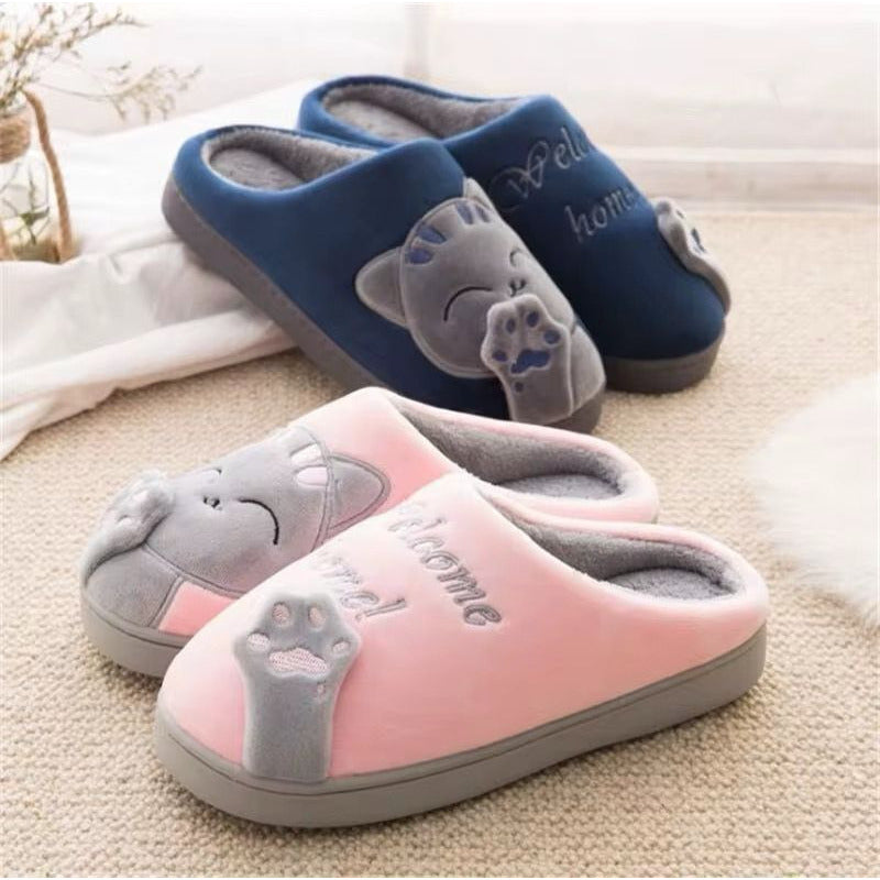Pantufla Gato Sin Talón Talles Del 36 Al 45 Suela De Goma