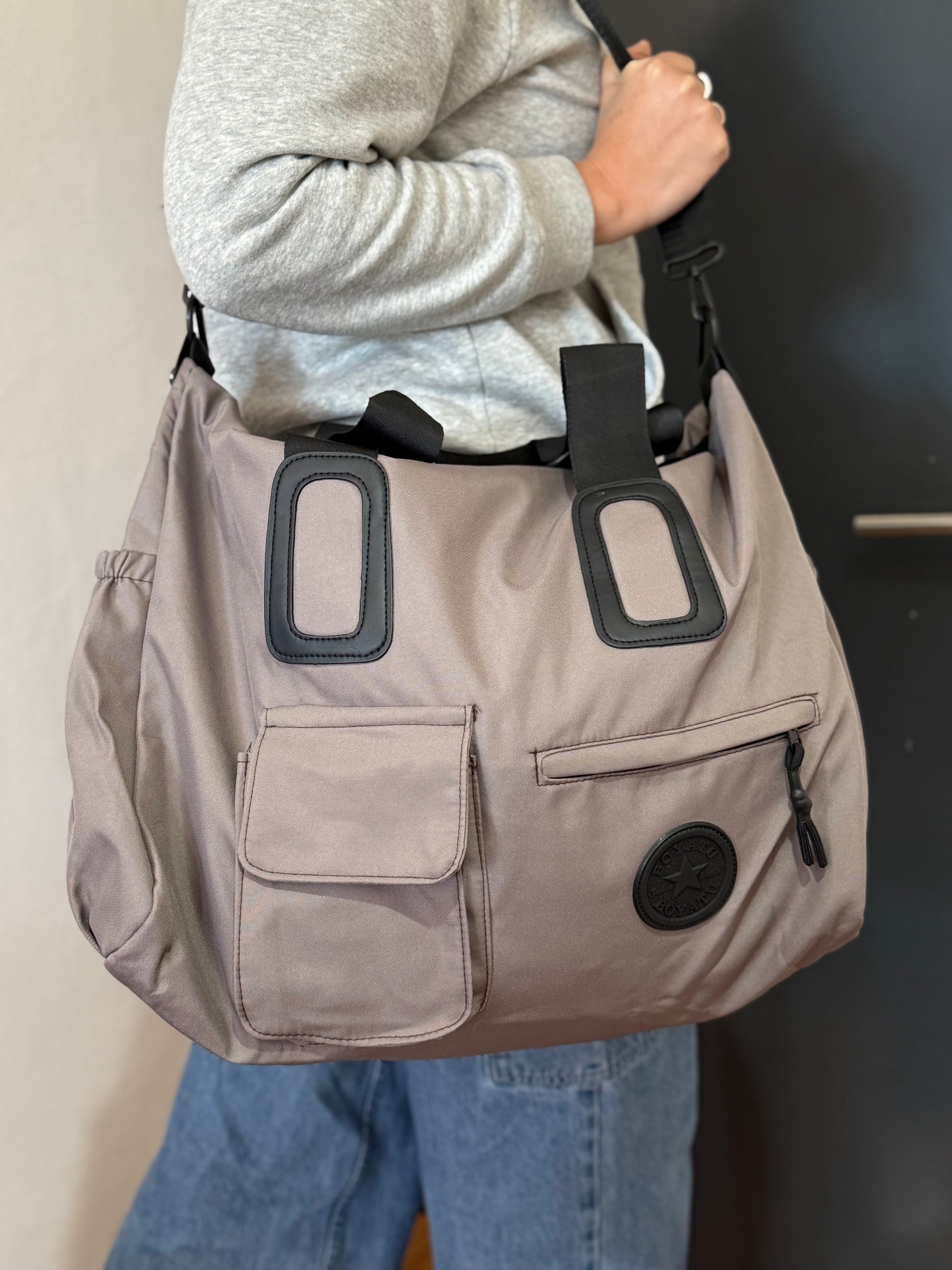 Bolso Dama Deportivo Liso Multifunción Viaje Impermeable