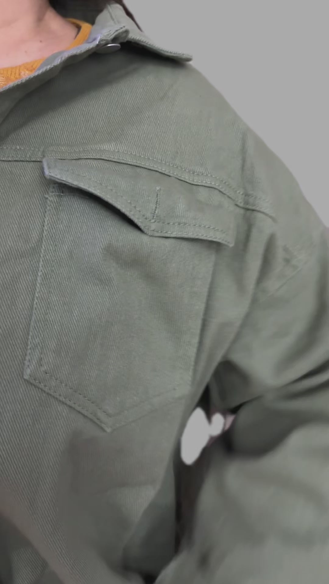 Sobre Camisa Campera Jeans Varios Colores Oversize Uniteduy